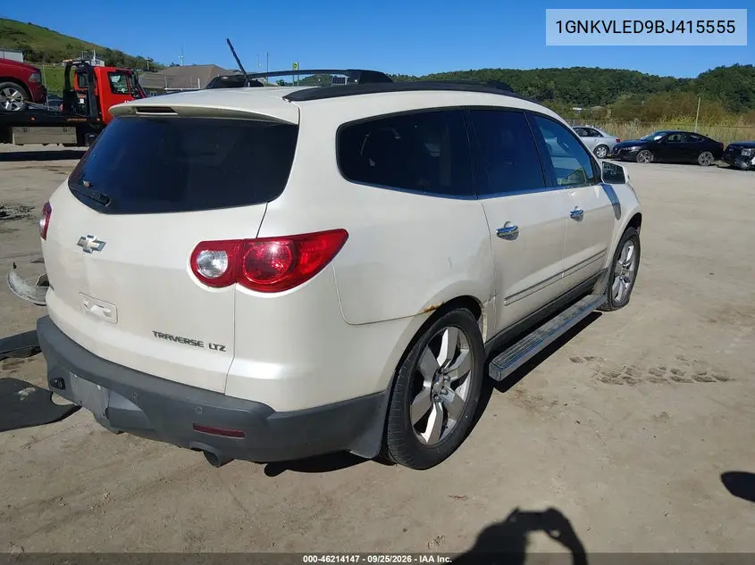 2011 CHEVROLET TRAVERSE VIN 1GNKVLED9BJ415555 — фото 4