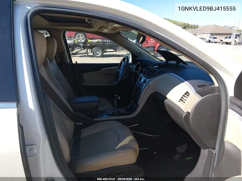 2011 CHEVROLET TRAVERSE VIN 1GNKVLED9BJ415555 — фото 5