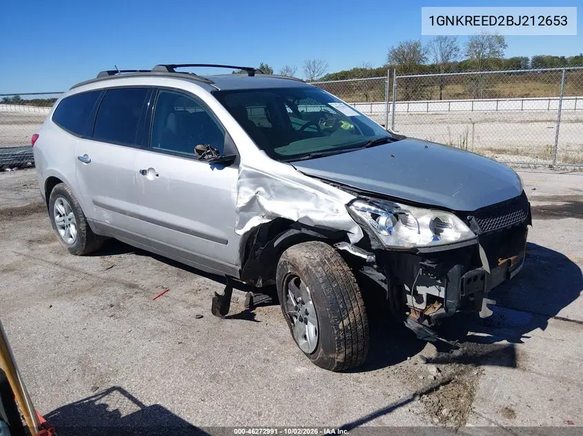 CHEVROLET TRAVERSE 2011, VIN 1GNKREED2BJ212653