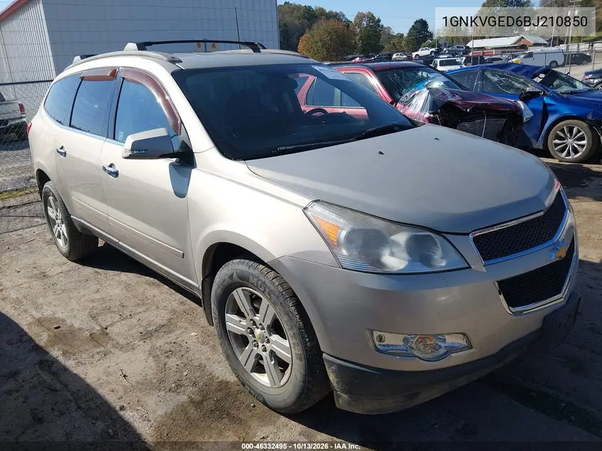 CHEVROLET TRAVERSE 2011, VIN 1GNKVGED6BJ210850