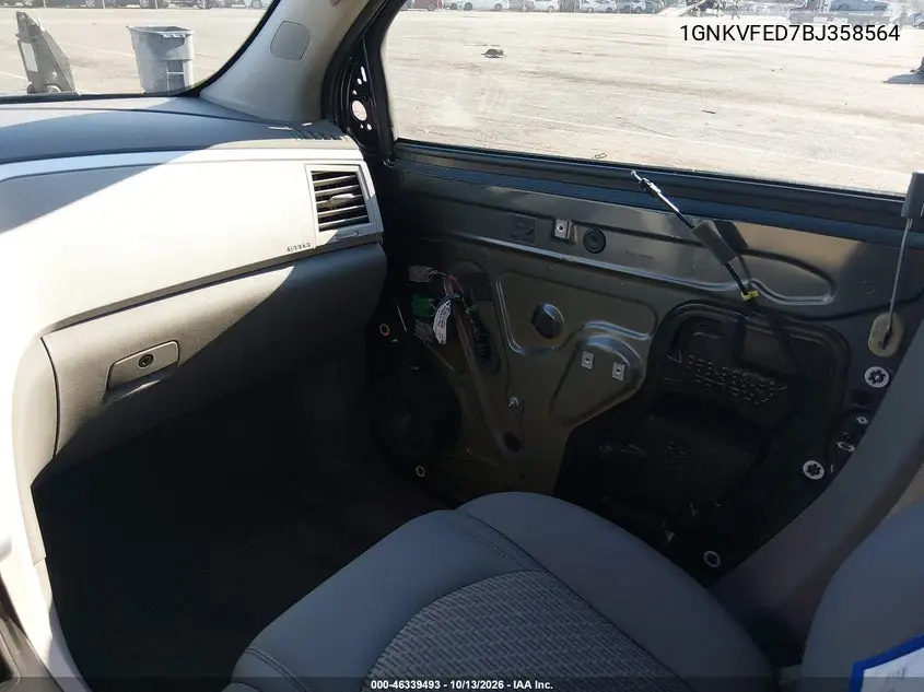 2011 CHEVROLET TRAVERSE VIN 1GNKVFED7BJ358564 — фото 5