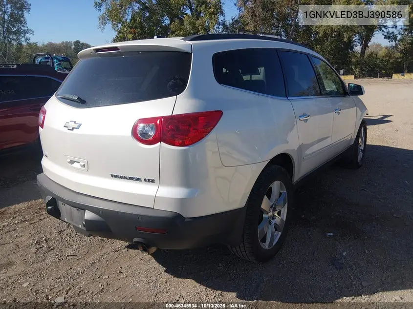 2011 CHEVROLET TRAVERSE VIN 1GNKVLED3BJ390586 — фото 4