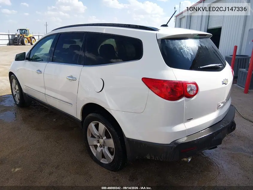 2012 CHEVROLET TRAVERSE VIN 1GNKVLED2CJ147336 — фото 3