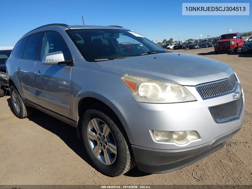 CHEVROLET TRAVERSE 2012, VIN 1GNKRJED5CJ304513