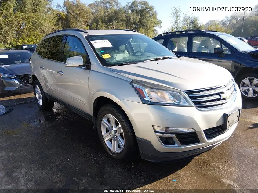 CHEVROLET TRAVERSE 2014, VIN 1GNKVHKD2EJ337920
