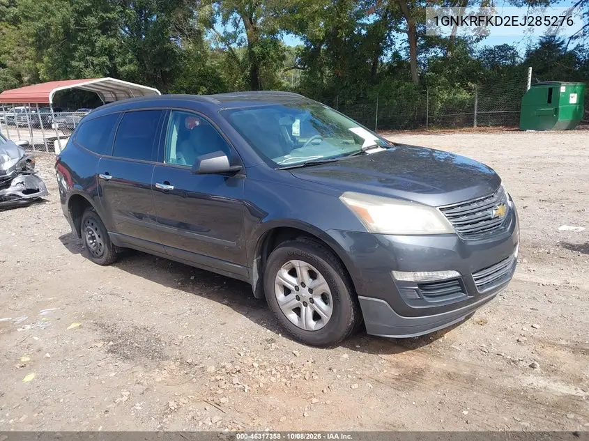 CHEVROLET TRAVERSE 2014, VIN 1GNKRFKD2EJ285276