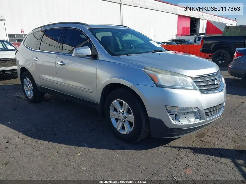 CHEVROLET TRAVERSE 2014, VIN 1GNKVHKD3EJ117363
