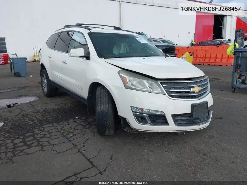 CHEVROLET TRAVERSE 2015, VIN 1GNKVHKD8FJ268457
