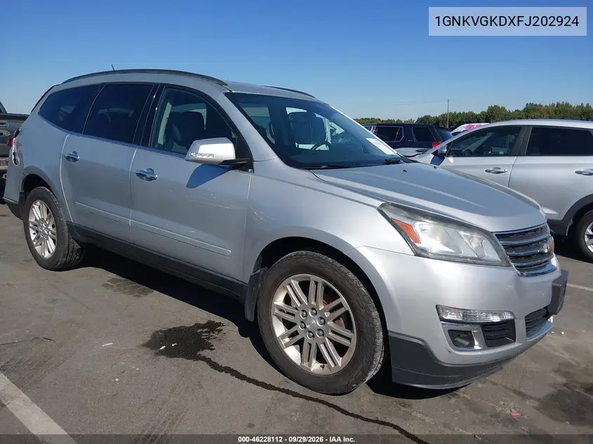 CHEVROLET TRAVERSE 2015, VIN 1GNKVGKDXFJ202924