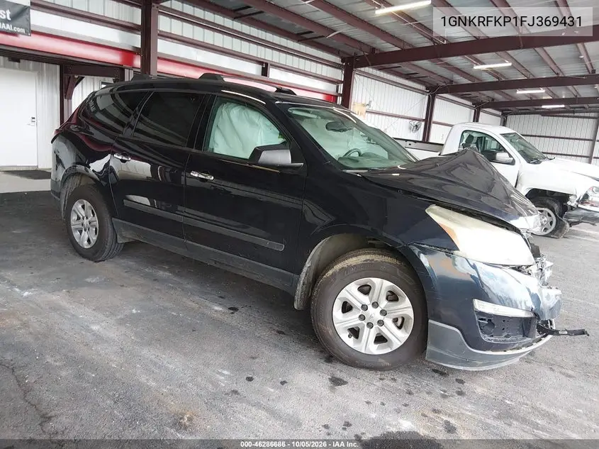 CHEVROLET TRAVERSE 2015, VIN 1GNKRFKP1FJ369431