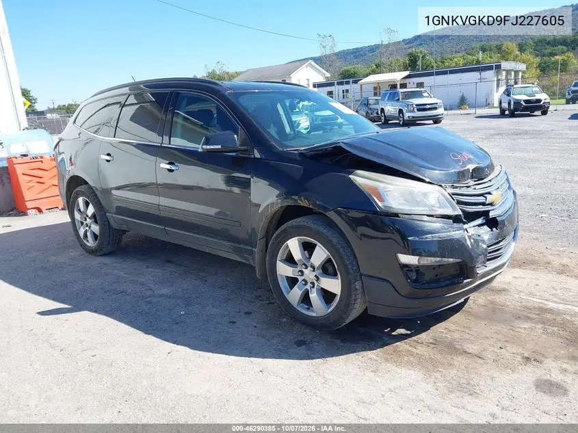 CHEVROLET TRAVERSE 2015, VIN 1GNKVGKD9FJ227605