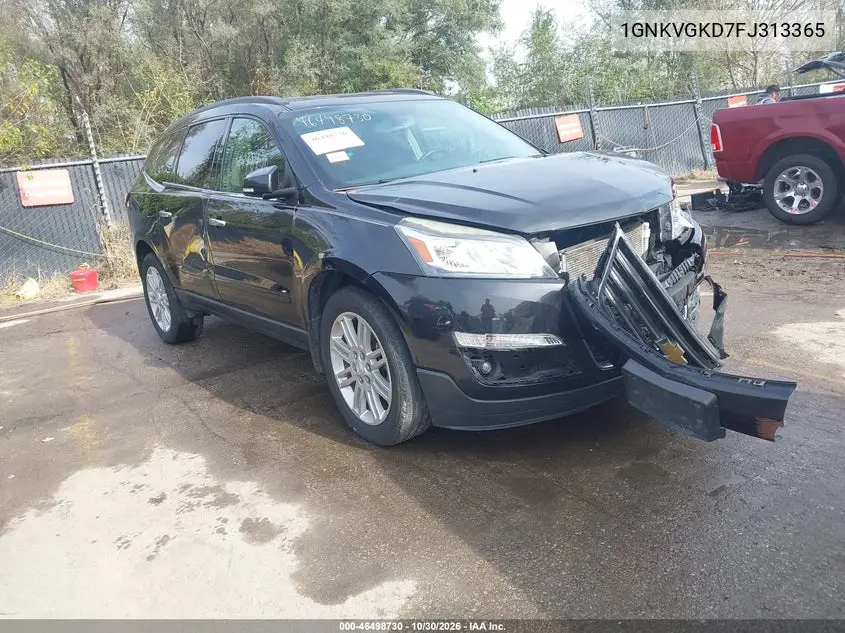 CHEVROLET TRAVERSE 2015, VIN 1GNKVGKD7FJ313365