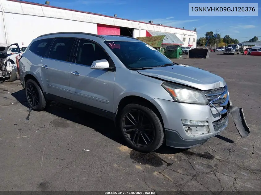 CHEVROLET TRAVERSE 2016, VIN 1GNKVHKD9GJ126376