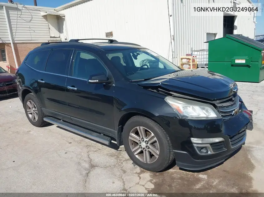 CHEVROLET TRAVERSE 2016, VIN 1GNKVHKD2GJ249064