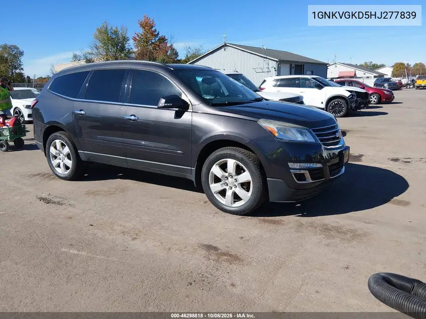 CHEVROLET TRAVERSE 2017, VIN 1GNKVGKD5HJ277839