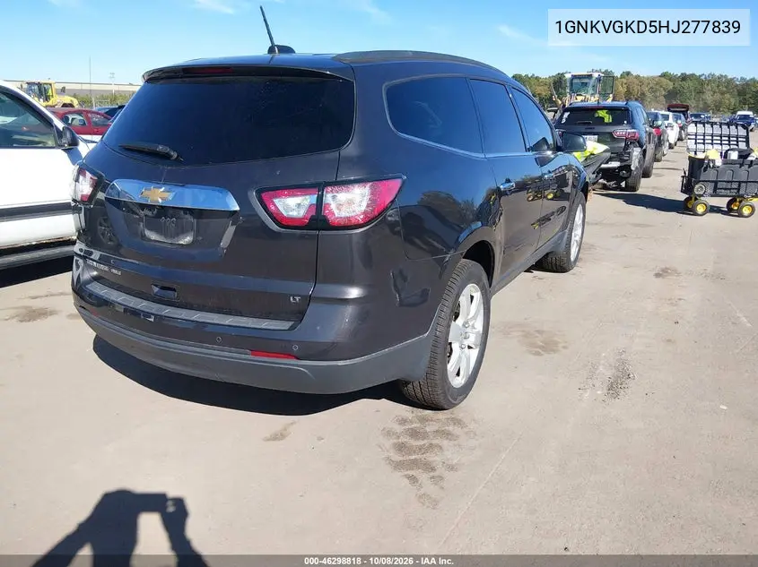 2017 CHEVROLET TRAVERSE VIN 1GNKVGKD5HJ277839 — фото 4