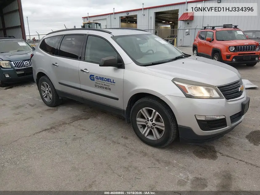 CHEVROLET TRAVERSE 2017, VIN 1GNKVFED1HJ334396