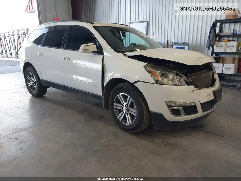 CHEVROLET TRAVERSE 2017, VIN 1GNKRGKD5HJ256462