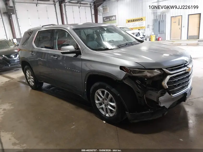 CHEVROLET TRAVERSE 2018, VIN 1GNEVGKW9JJ226199