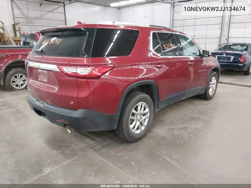 2018 CHEVROLET TRAVERSE VIN 1GNEVGKW2JJ134674 — фото 4