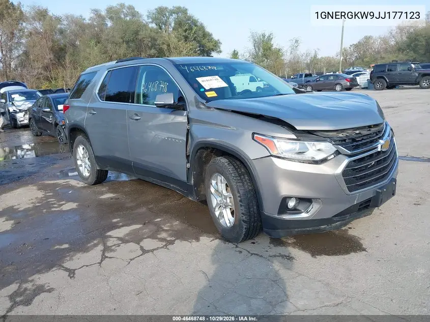 CHEVROLET TRAVERSE 2018, VIN 1GNERGKW9JJ177123