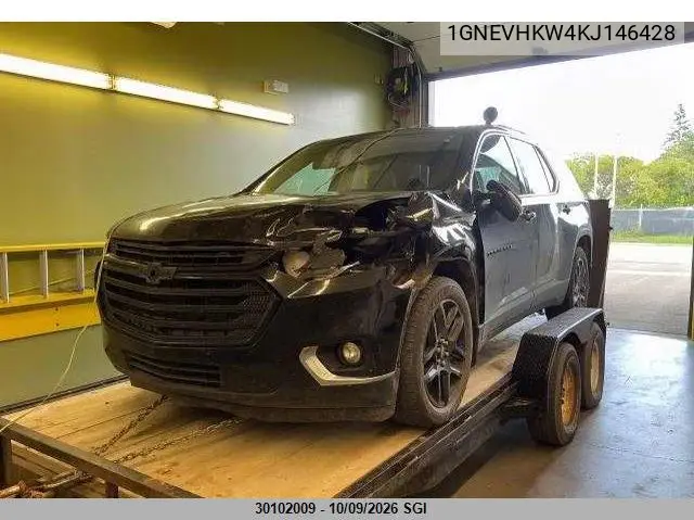CHEVROLET TRAVERSE 2019, VIN 1GNEVHKW4KJ146428