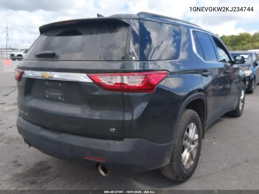 2019 CHEVROLET TRAVERSE VIN 1GNEVGKW2KJ234744 — фото 4