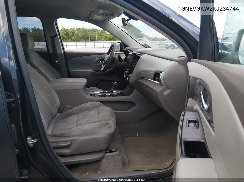2019 CHEVROLET TRAVERSE VIN 1GNEVGKW2KJ234744 — фото 5