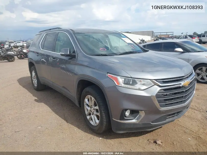 CHEVROLET TRAVERSE 2019, VIN 1GNERGKWXKJ108393