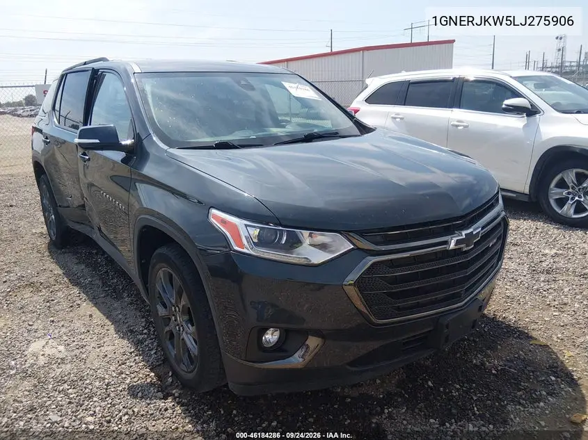 CHEVROLET TRAVERSE 2020, VIN 1GNERJKW5LJ275906