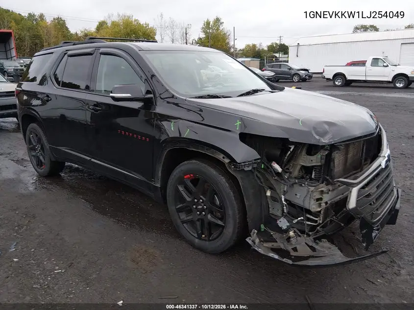 CHEVROLET TRAVERSE 2020, VIN 1GNEVKKW1LJ254049
