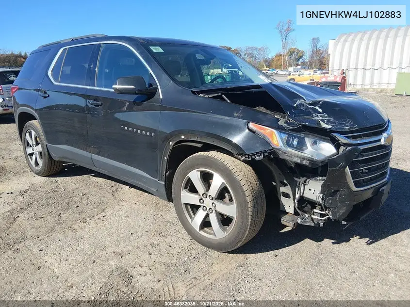 CHEVROLET TRAVERSE 2020, VIN 1GNEVHKW4LJ102883