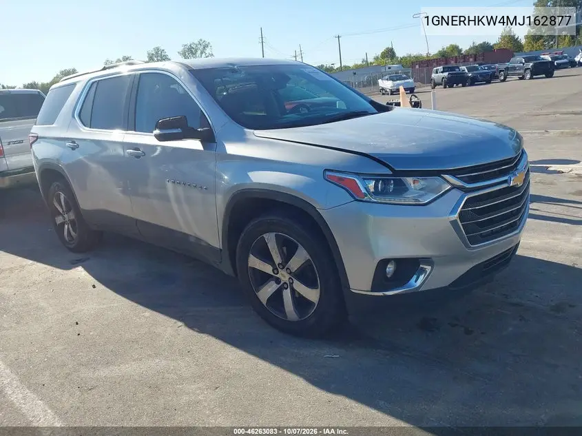 CHEVROLET TRAVERSE 2021, VIN 1GNERHKW4MJ162877