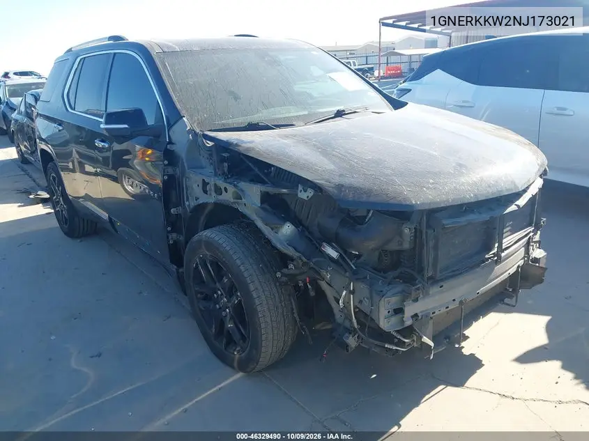 CHEVROLET TRAVERSE 2022, VIN 1GNERKKW2NJ173021