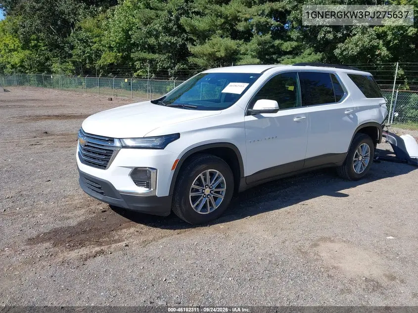 2023 CHEVROLET TRAVERSE VIN 1GNERGKW3PJ275637 — фото 2