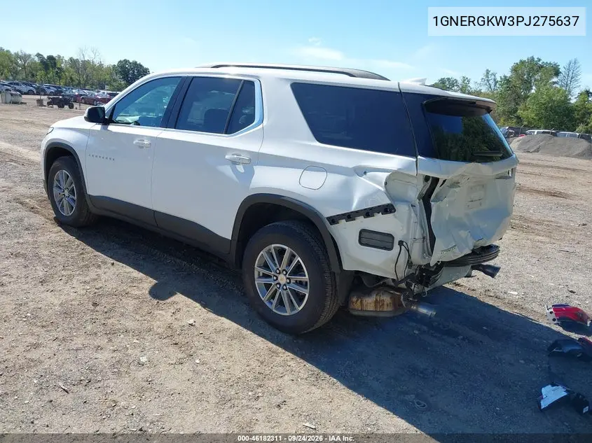 2023 CHEVROLET TRAVERSE VIN 1GNERGKW3PJ275637 — фото 3