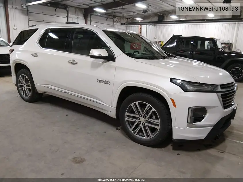 CHEVROLET TRAVERSE 2023, VIN 1GNEVNKW3PJ108193