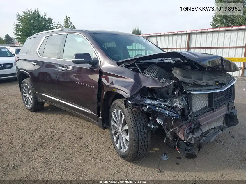 CHEVROLET TRAVERSE 2023, VIN 1GNEVKKW3PJ198962