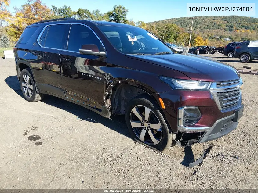 CHEVROLET TRAVERSE 2023, VIN 1GNEVHKW0PJ274804