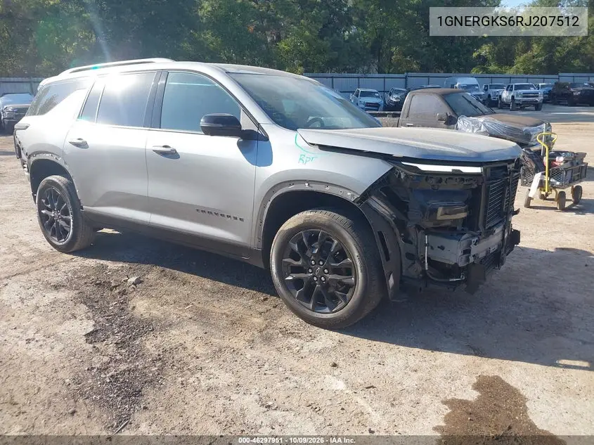 CHEVROLET TRAVERSE 2024, VIN 1GNERGKS6RJ207512