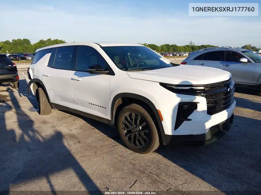 CHEVROLET TRAVERSE 2024, VIN 1GNEREKSXRJ177760