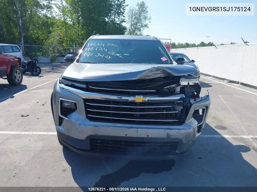 2025 CHEVROLET TRAVERSE VIN 1GNEVGRS1SJ175124 — фото 13