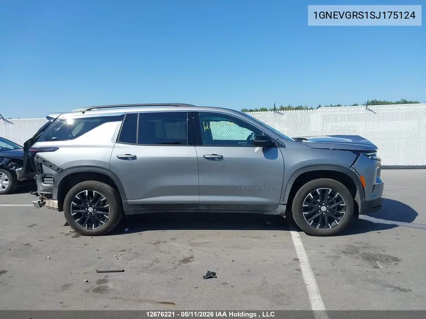 2025 CHEVROLET TRAVERSE VIN 1GNEVGRS1SJ175124 — фото 14