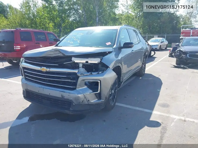 2025 CHEVROLET TRAVERSE VIN 1GNEVGRS1SJ175124 — фото 2
