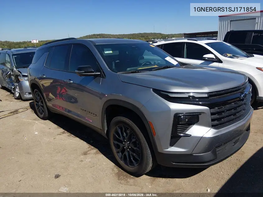 CHEVROLET TRAVERSE 2025, VIN 1GNERGRS1SJ171854