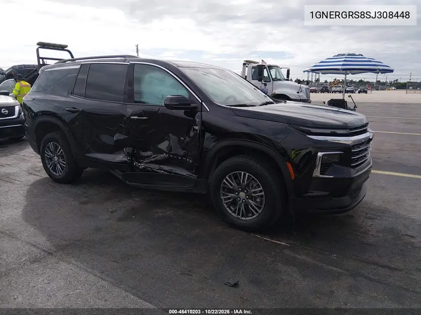 CHEVROLET TRAVERSE 2025, VIN 1GNERGRS8SJ308448