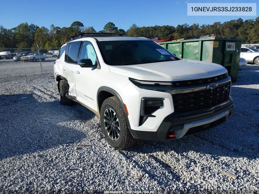 CHEVROLET TRAVERSE 2025, VIN 1GNEVJRS3SJ233828