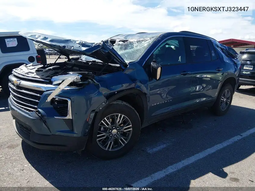 2026 CHEVROLET TRAVERSE VIN 1GNERGKSXTJ323447 — фото 2
