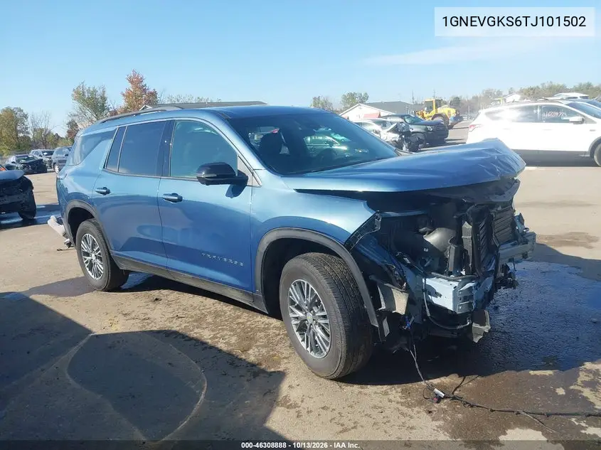 CHEVROLET TRAVERSE 2026, VIN 1GNEVGKS6TJ101502