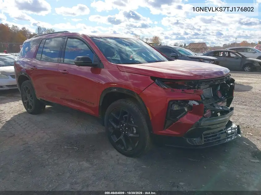 CHEVROLET TRAVERSE 2026, VIN 1GNEVLKS7TJ176802